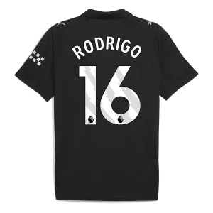 Maillot Extérieur Manchester City Rodrigo #16 2025/26