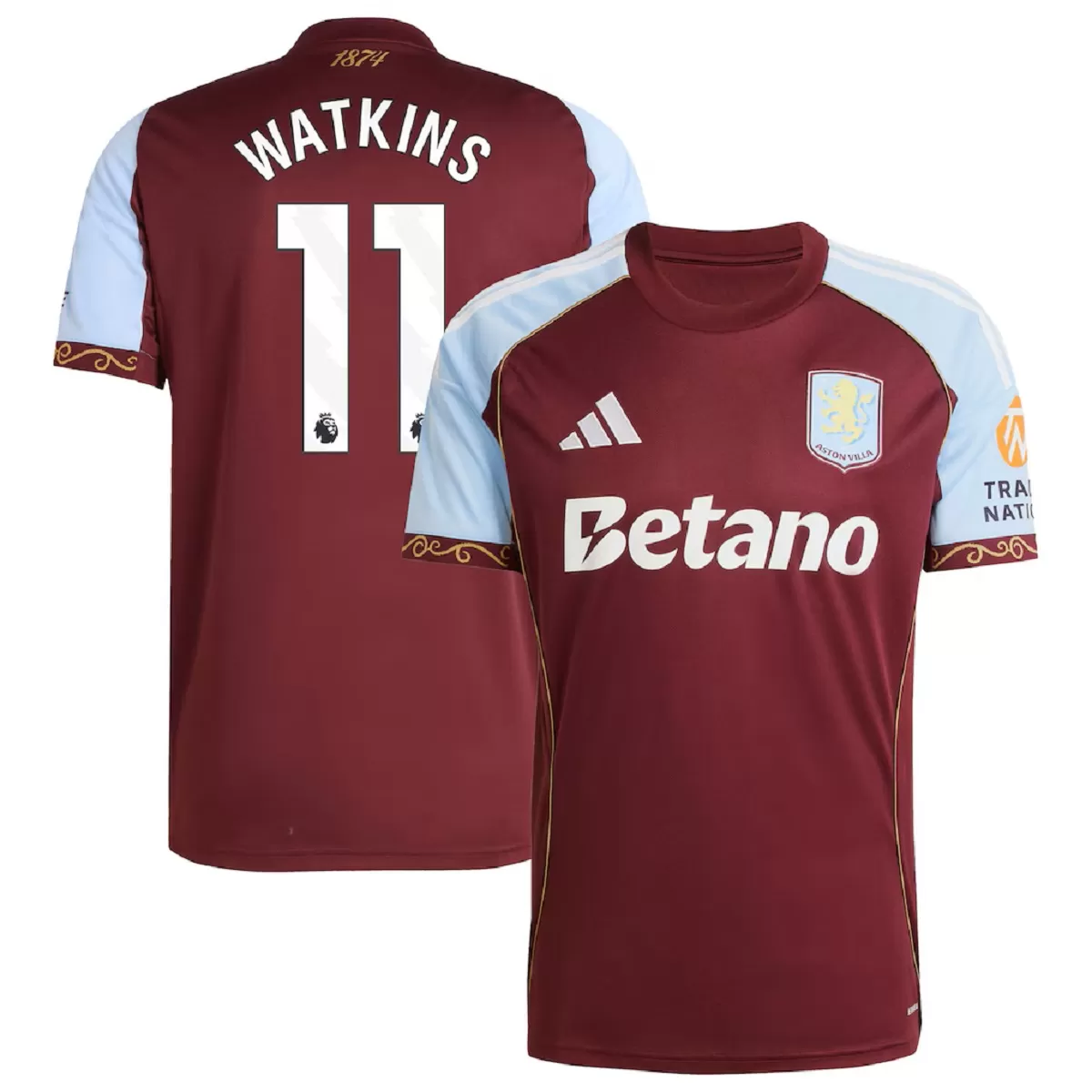 Maillot Domicile Aston Villa Watkins #11 2025/26 – Image 4