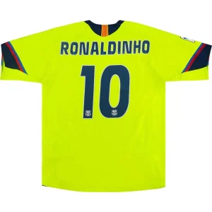 Maillot Rétro Extérieur FC Barcelone Ronaldinho #10 2005
