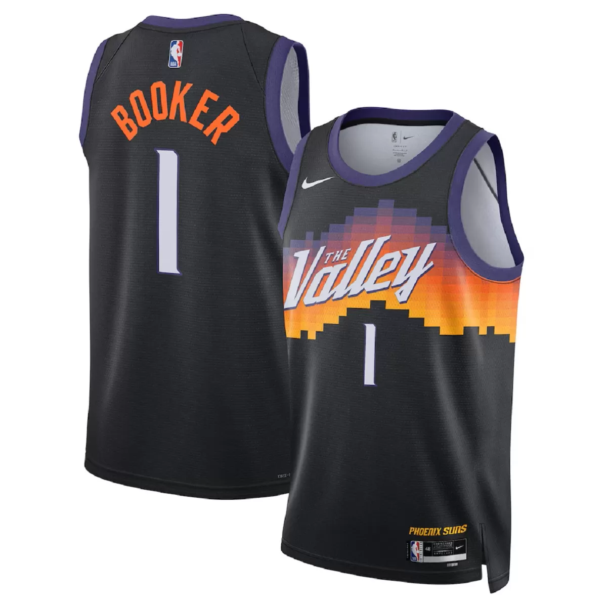 Maillot Domicile Phoenix Suns Devin Booker #1 2025/26
