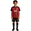 Ensemble Enfants Domicile AC Milan 2025/26 - Eleven Crown - Maillot de Football Pas Cher - Survêtements Pas Cher - Maillot de Foorball Enfants Pas Cher - Maillots Retro Vintage Pas Cher- Qualité Premium