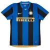 Maillot Rétro Domicile Inter Milan 2008 - Eleven Crown - Maillot de Football Pas Cher - Survêtements Pas Cher - Maillot de Foorball Enfants Pas Cher - Maillots Retro Vintage Pas Cher- Qualité Premium