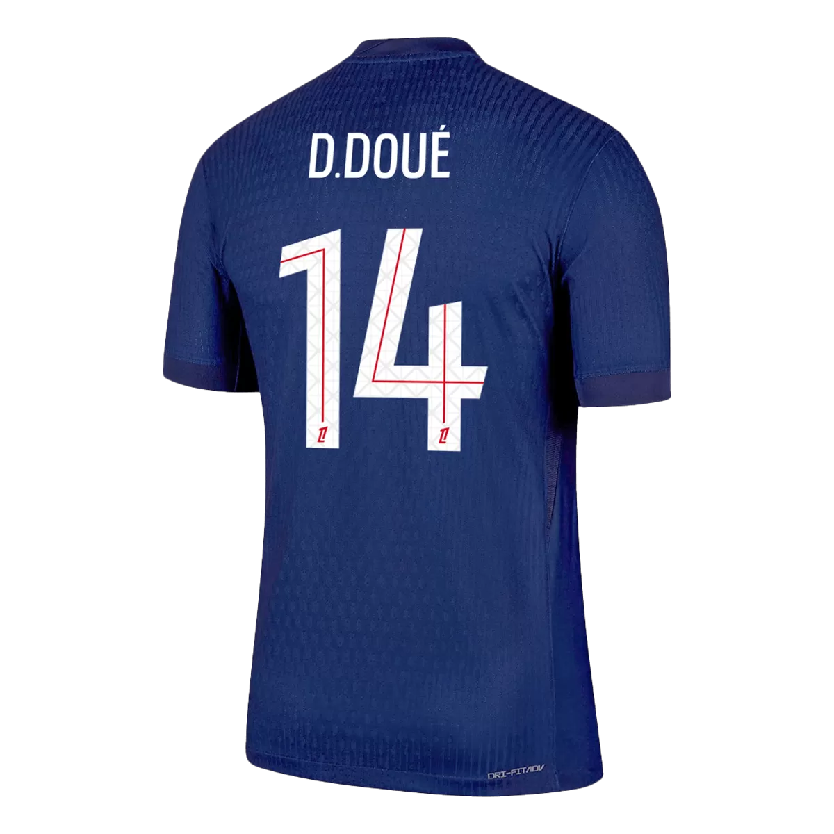 Maillot Player Domicile PSG D.Doué #14 2025/26