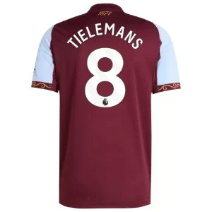 Maillot Domicile Aston Villa Tielemans #8 2025/26