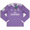 Maillot Rétro Manches Longues Extérieur Real Madrid 2016 - Eleven Crown - Maillot de Football Pas Cher - Survêtements Pas Cher - Maillot de Foorball Enfants Pas Cher - Maillots Retro Vintage Pas Cher- Qualité Premium