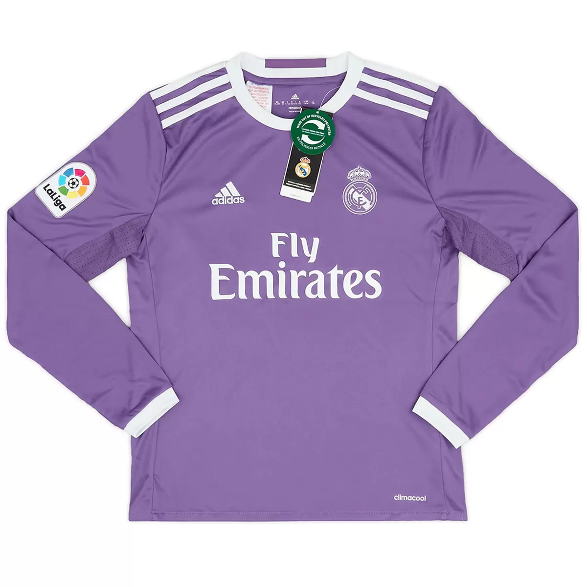 Maillot Rétro Manches Longues Extérieur Real Madrid 2016