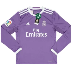 Maillot Rétro Manches Longues Extérieur Real Madrid Ronaldo #7 2016 – Image 2