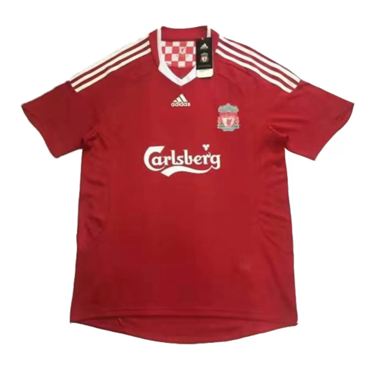 Maillot Rétro Domicile Liverpool FC Gerrard #8 2008 – Image 3