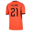 Maillot Player Domicile Pays Bas F.De Jong #21 2026/27 - Eleven Crown - Maillot de Football Pas Cher - Survêtements Pas Cher - Maillot de Foorball Enfants Pas Cher - Maillots Retro Vintage Pas Cher- Qualité Premium