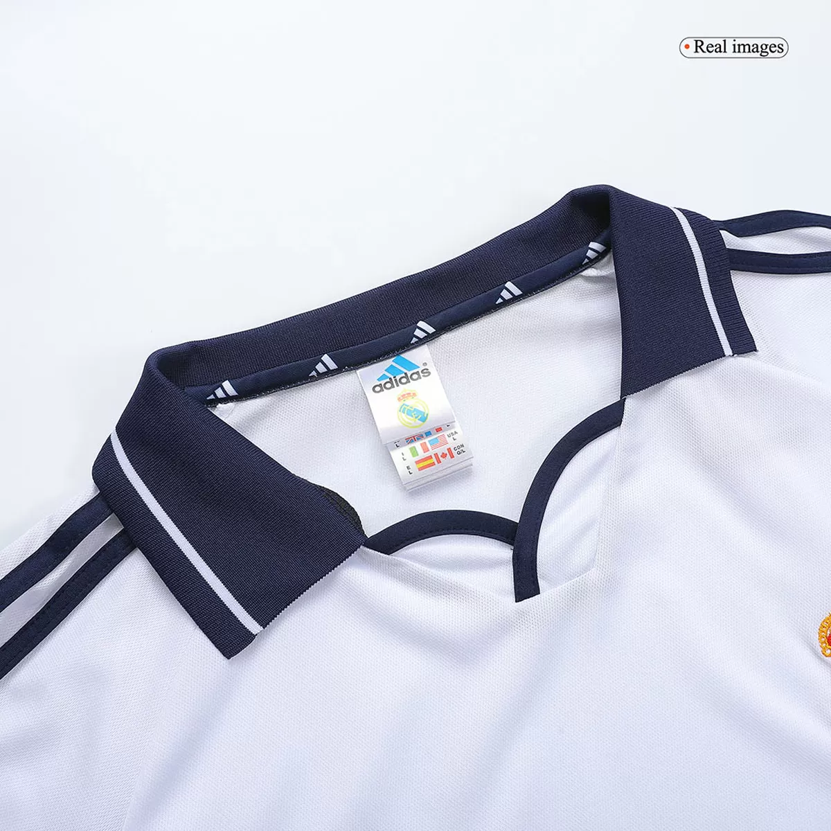 Maillot Rétro Domicile Real Madrid 2000 – Image 3