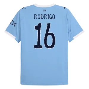 Maillot Domicile Manchester City Rodrigo #16 2025/26