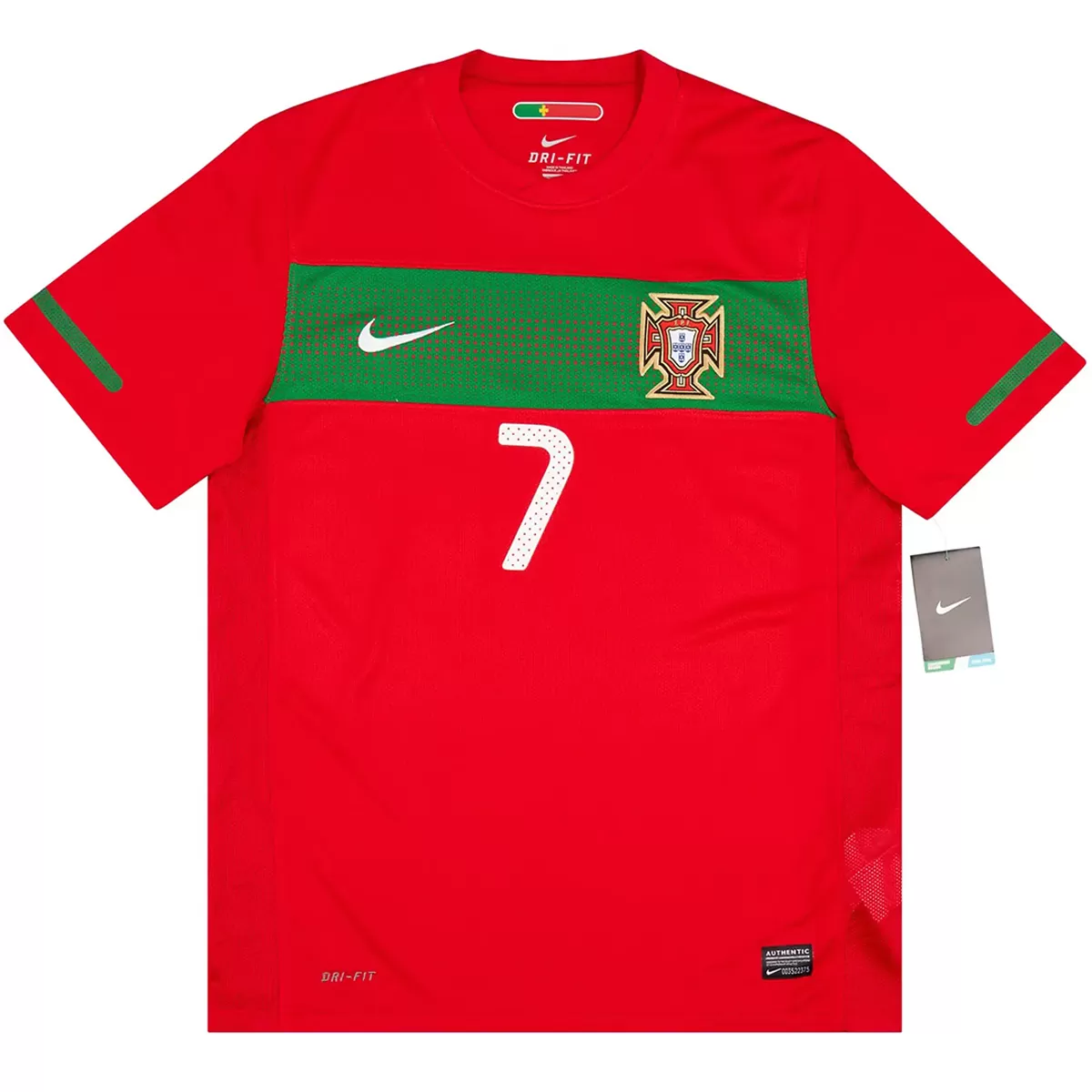 Maillot Rétro Domicile Portugal Ronaldo #7 2010 – Image 2