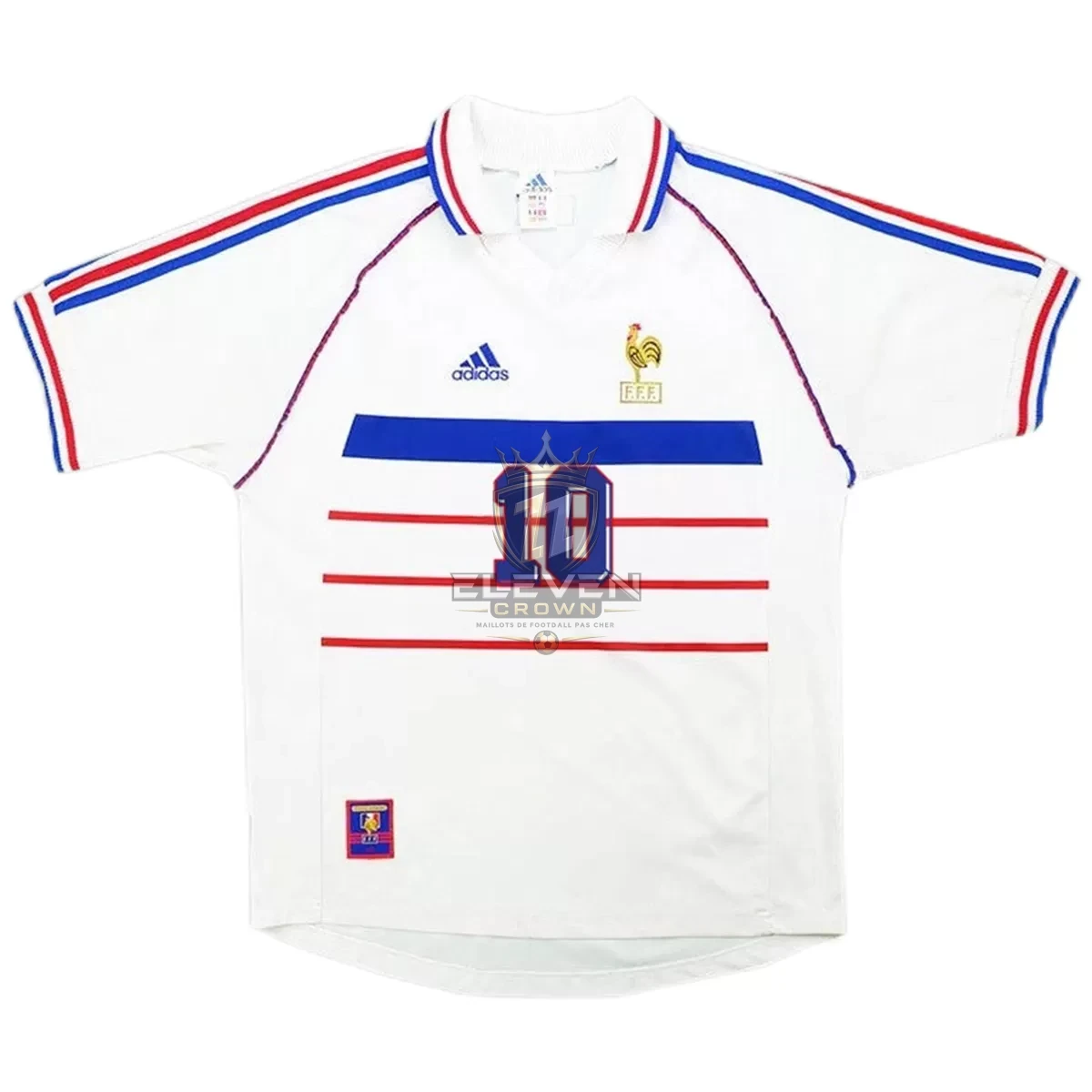 Maillot Rétro Extérieur France Zidane #10 1998 – Image 2