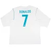 Maillot Rétro Manches Longues Domicile Real Madrid Ronaldo #7 2017 - Eleven Crown - Maillot de Football Pas Cher - Survêtements Pas Cher - Maillot de Foorball Enfants Pas Cher - Maillots Retro Vintage Pas Cher- Qualité Premium