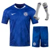 Ensemble Domicile Chelsea FC 2025/26 - Eleven Crown - Maillot de Football Pas Cher - Survêtements Pas Cher - Maillot de Foorball Enfants Pas Cher - Maillots Retro Vintage Pas Cher- Qualité Premium