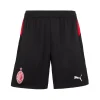 Short Domicile AC Milan 2025/26 - Eleven Crown - Maillot de Football Pas Cher - Survêtements Pas Cher - Maillot de Foorball Enfants Pas Cher - Maillots Retro Vintage Pas Cher- Qualité Premium