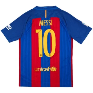 Maillot Rétro Domicile FC Barcelone Messi #10 2016