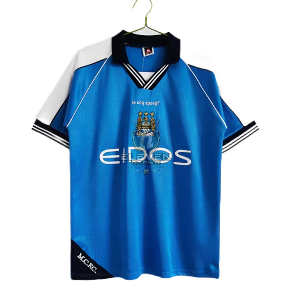 Maillot Rétro Domicile Manchester City Dunne #22 1999 – Image 4