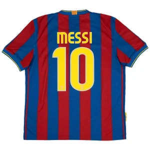 Maillot Rétro Domicile FC Barcelone Messi #10 2009