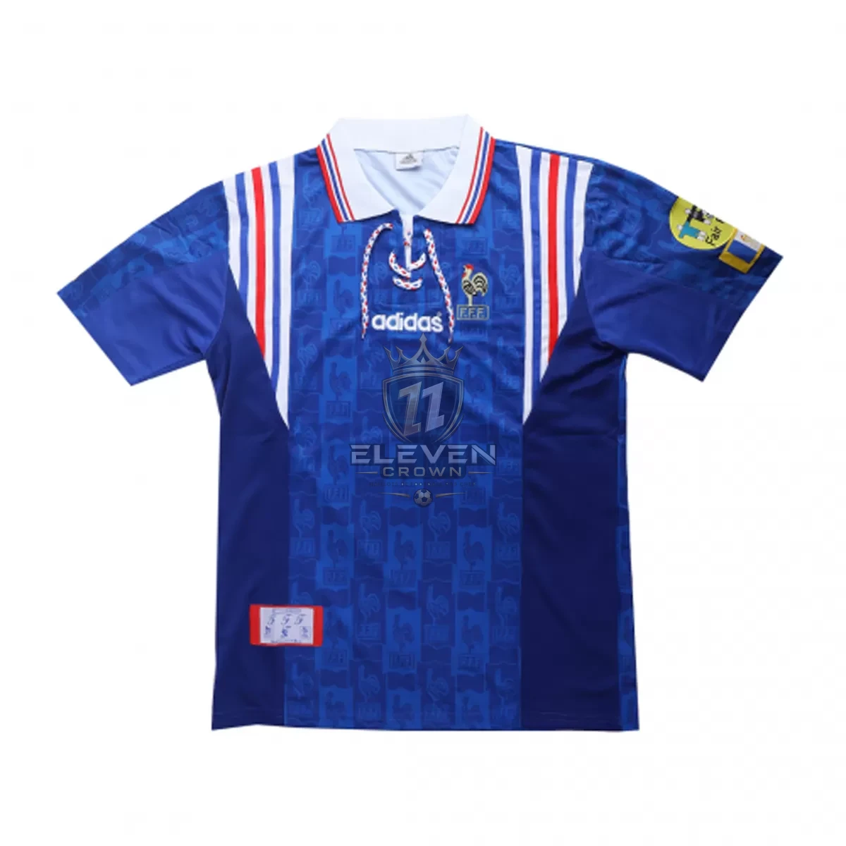 Maillot Rétro Domicile France Zidane #10 1996 – Image 3