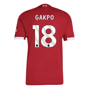Maillot Player Domicile Liverpool FC Gakpo #18 2025/26