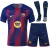 Ensemble Domicile FC Barcelone 2025/26 - Eleven Crown - Maillot de Football Pas Cher - Survêtements Pas Cher - Maillot de Foorball Enfants Pas Cher - Maillots Retro Vintage Pas Cher- Qualité Premium