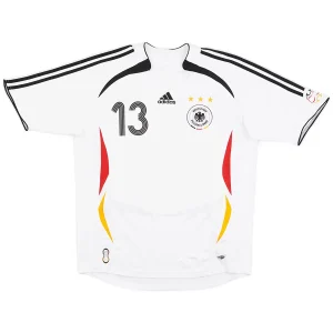 Maillot Rétro Domicile Allemagne Ballack #13 2006 – Image 2