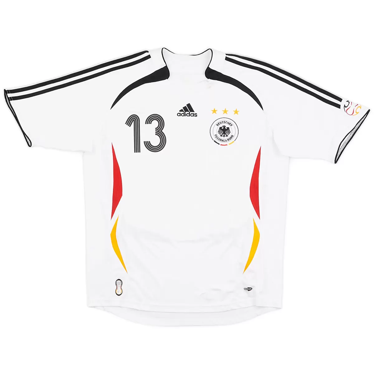 Maillot Rétro Domicile Allemagne Ballack #13 2006 – Image 2
