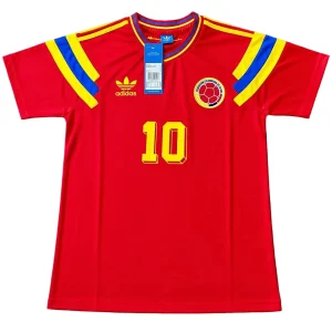 Maillot Rétro Extérieur Colombie Valderrama #10 1990 – Image 2