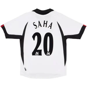 Maillot Rétro Domicile Fulham FC Saha #20 2001