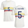 Maillot Domicile Colombie K. Castaño #5 2026/27 - Eleven Crown - Maillot de Football Pas Cher - Survêtements Pas Cher - Maillot de Foorball Enfants Pas Cher - Maillots Retro Vintage Pas Cher- Qualité Premium