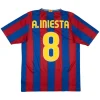 Maillot Rétro Domicile FC Barcelone A.Iniesta #8 2009 - Eleven Crown - Maillot de Football Pas Cher - Survêtements Pas Cher - Maillot de Foorball Enfants Pas Cher - Maillots Retro Vintage Pas Cher- Qualité Premium