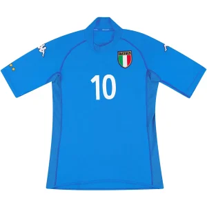 Maillot Rétro Domicile Italie Totti #10 2002 – Image 2