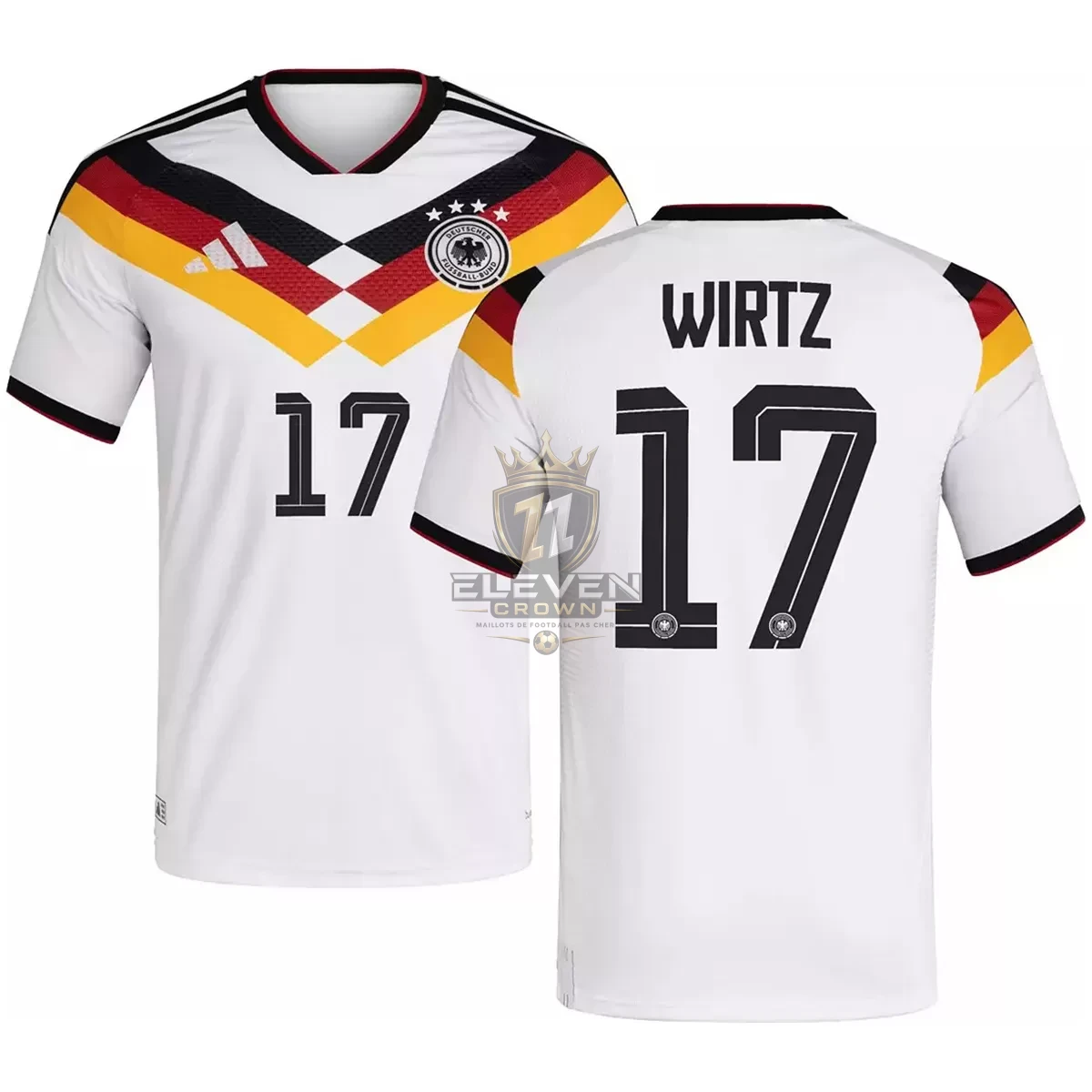 Maillot Player Domicile Allemagne Wirtz #17 2026/27 – Image 3