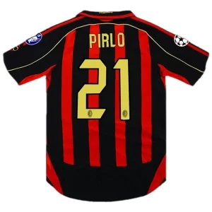 Maillot Rétro Domicile AC Milan Pirlo #21 2006