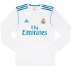 Maillot Rétro Manches Longues Domicile Real Madrid 2017 - Eleven Crown - Maillot de Football Pas Cher - Survêtements Pas Cher - Maillot de Foorball Enfants Pas Cher - Maillots Retro Vintage Pas Cher- Qualité Premium