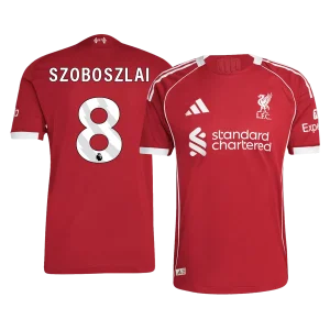 Maillot Player Domicile Liverpool FC Szoboszlai #8 2025/26 – Image 3