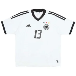 Maillot Rétro Domicile Allemagne Ballack #13 2002 – Image 2
