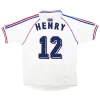 Maillot Rétro Extérieur France Henry #12 1998 - Eleven Crown - Maillot de Football Pas Cher - Survêtements Pas Cher - Maillot de Foorball Enfants Pas Cher - Maillots Retro Vintage Pas Cher- Qualité Premium