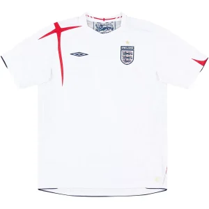 Maillot Rétro Domicile Angleterre Beckham #7 2006 – Image 3