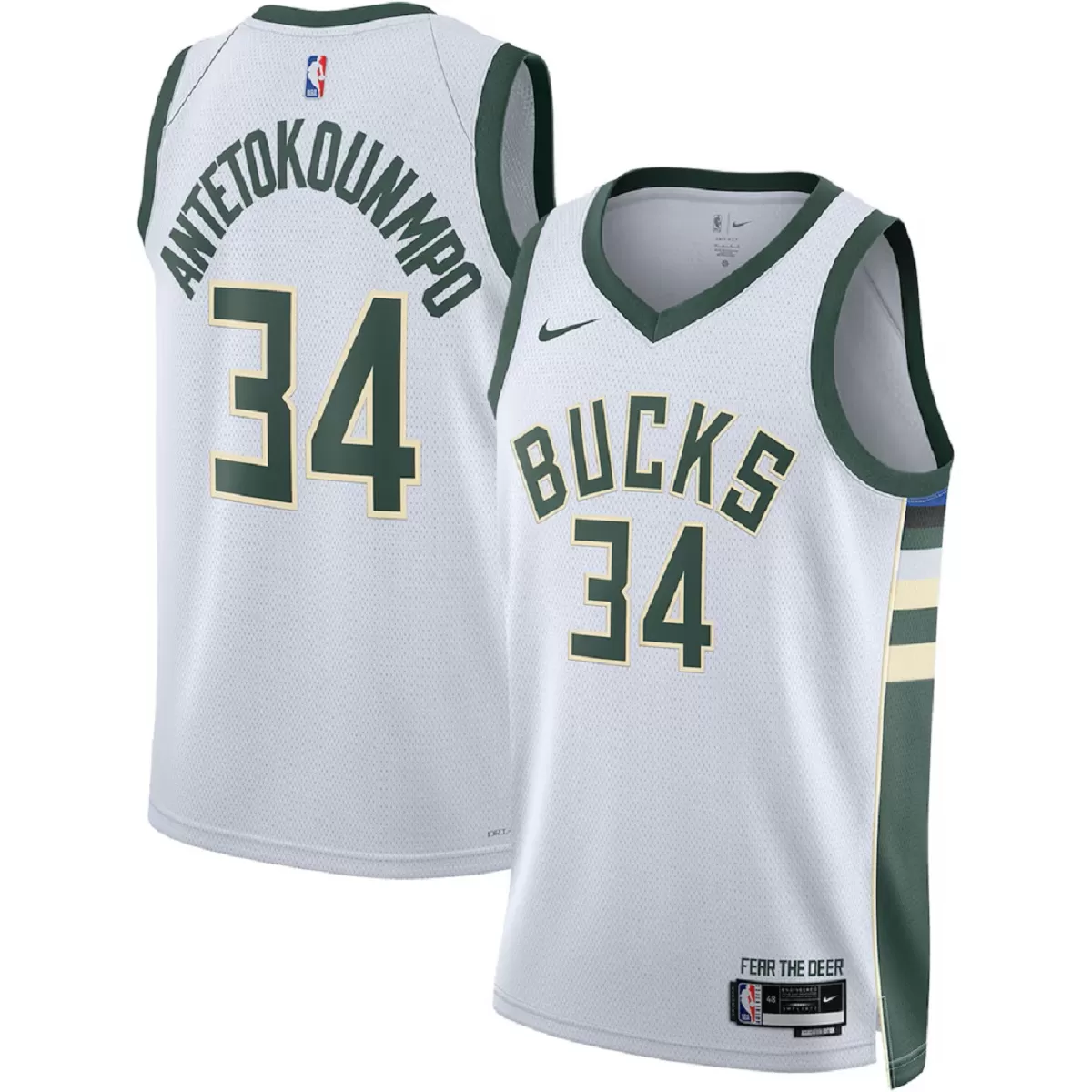 Maillot Domicile Milwaukee Bucks Giannis Antetokounmpo #34 2026/27