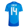 Maillot Domicile Italie Chiesa #14 2026/27 - Eleven Crown - Maillot de Football Pas Cher - Survêtements Pas Cher - Maillot de Foorball Enfants Pas Cher - Maillots Retro Vintage Pas Cher- Qualité Premium
