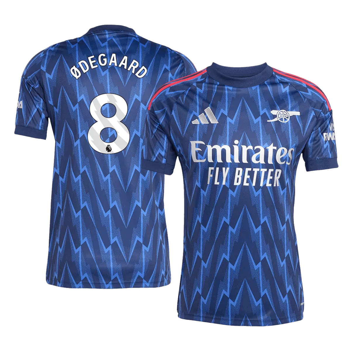 Maillot Extérieur Arsenal Ødegaard #8 2025/26 – Image 3