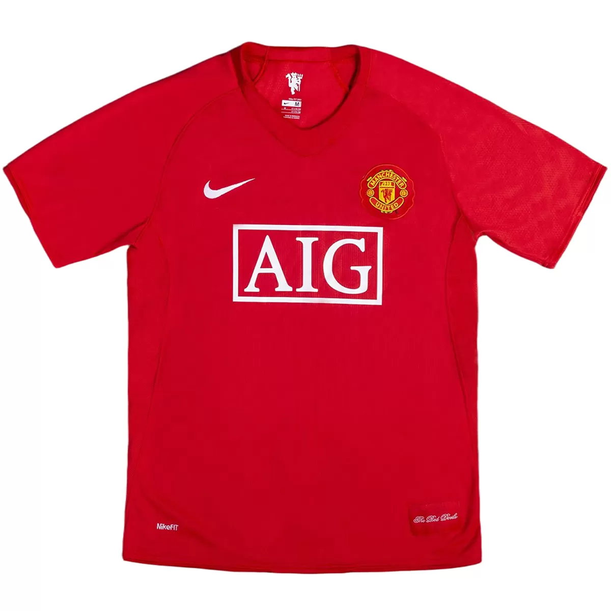 Maillot Rétro Domicile Manchester United 2007