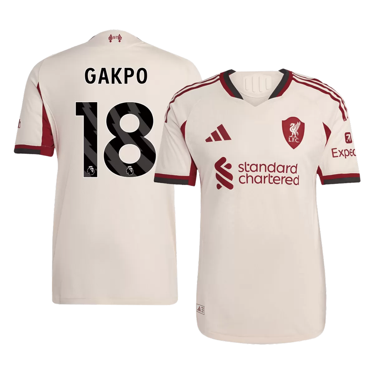 Maillot Player Extérieur Liverpool FC Gakpo #18 2025/26 – Image 3