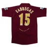 Maillot Rétro Domicile Arsenal Fabregas #15 2005 - Eleven Crown - Maillot de Football Pas Cher - Survêtements Pas Cher - Maillot de Foorball Enfants Pas Cher - Maillots Retro Vintage Pas Cher- Qualité Premium