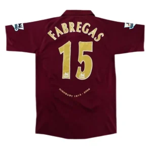 Maillot Rétro Domicile Arsenal Fabregas #15 2005