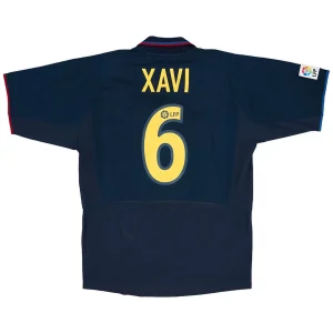Maillot Rétro Troisième FC Barcelone Xavi #6 2002