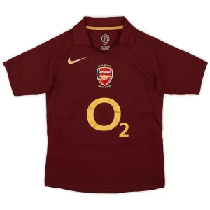 Maillot Rétro Domicile Arsenal Bergkamp #10 2005 – Image 3