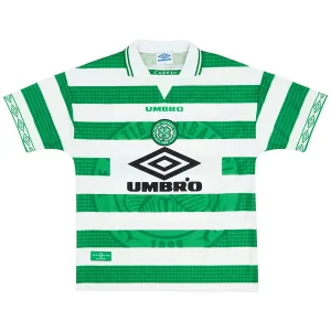 Maillot Rétro Domicile Celtic FC Larsson #7 1997 – Image 2